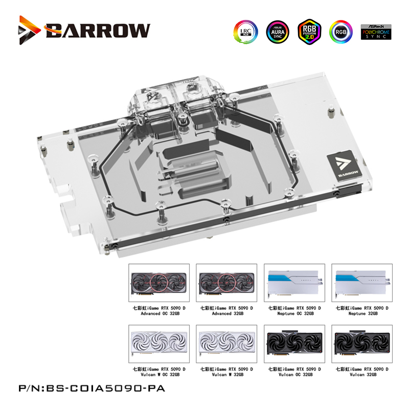 Chłodzenie wodne Barrow GPU do – Rtx 5090 32Gb recenzja i cena